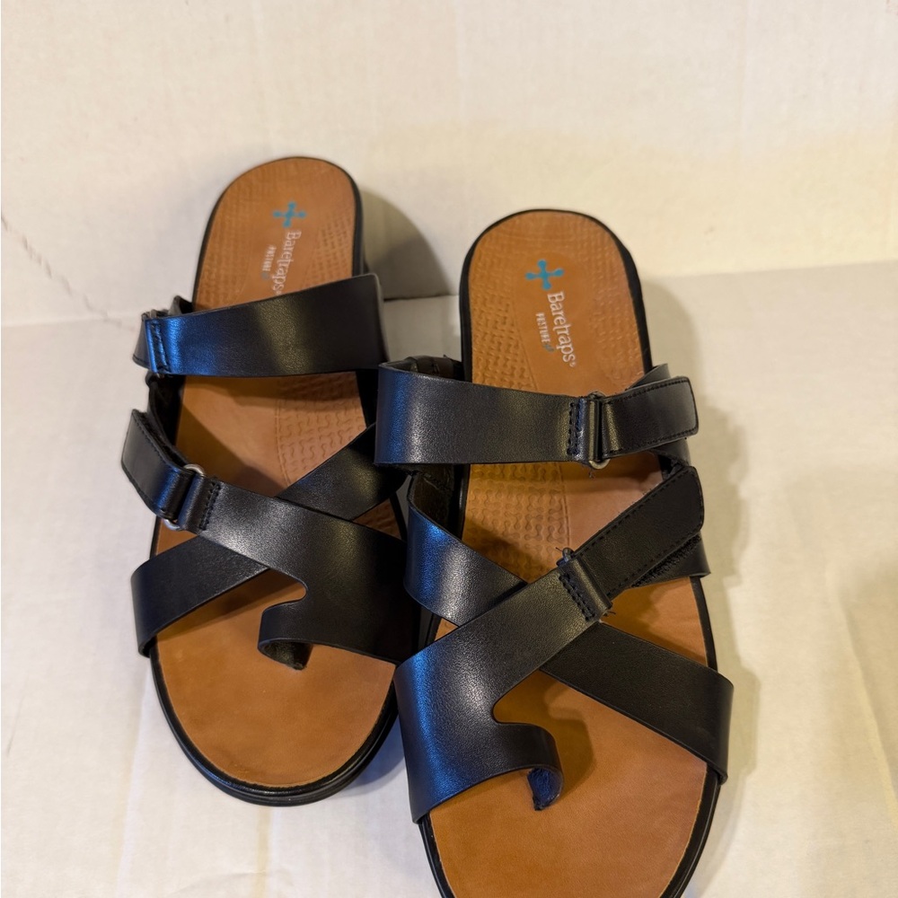 BareTraps Black Strappy Sandals